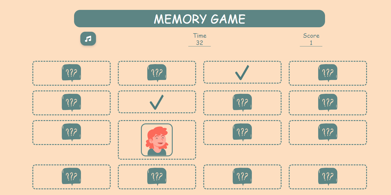 Memory Game app